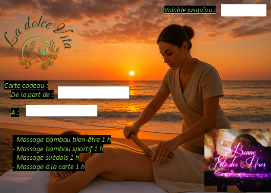 Fête des pères à l'institut La Dolce Vita situé à Esnandes près de La Rochelle